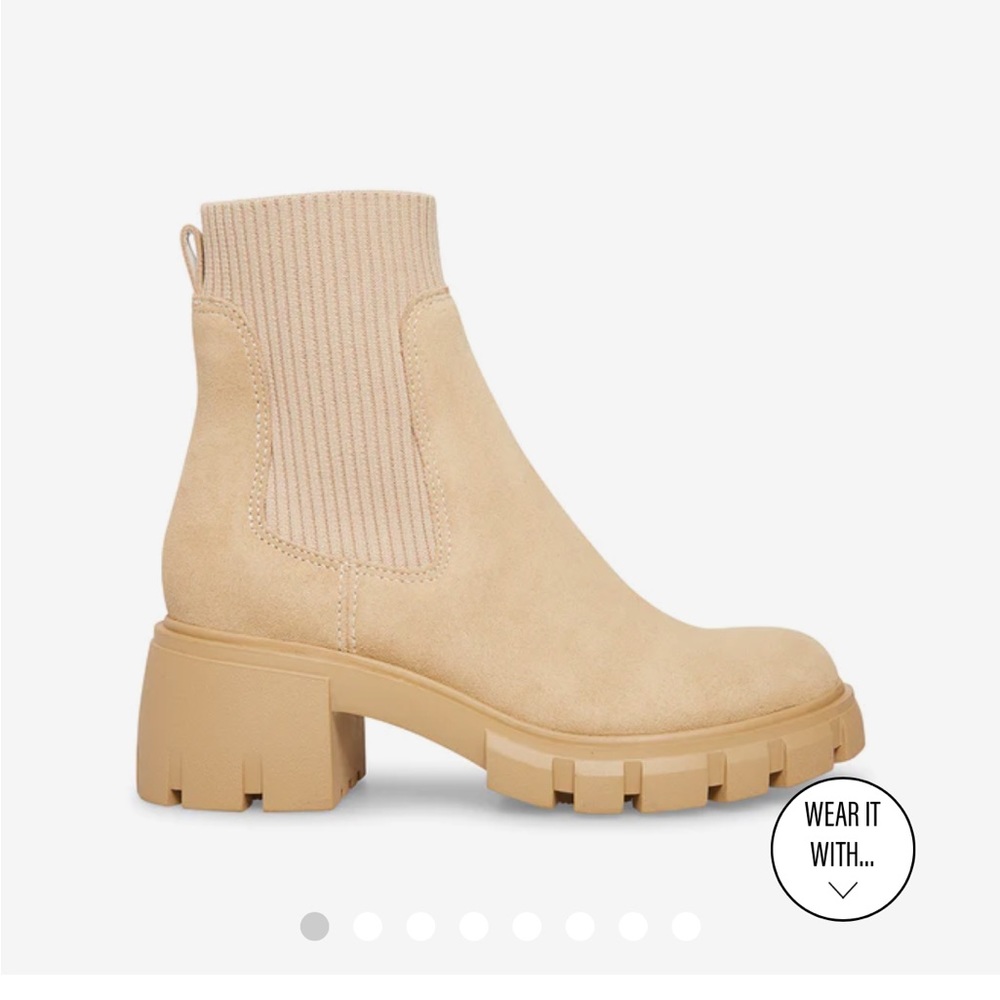 Hutch sand suede Steve Madden brand new boots